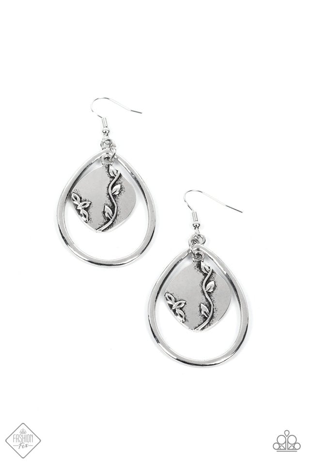 Artisan Refuge - Silver - Paparazzi Earring Image