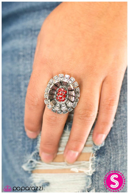 Paparazzi Ring ~ Shes A Fighter - Red
