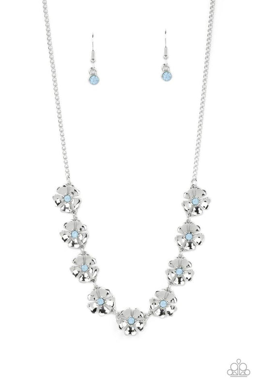 Petunia Palace - Blue - Paparazzi Necklace Image