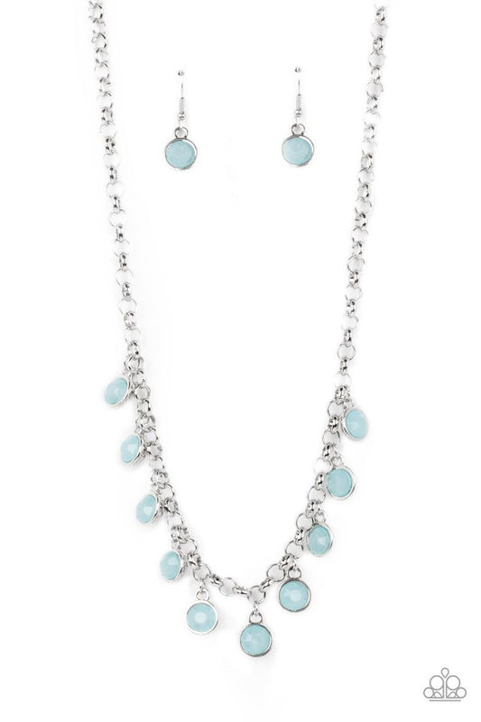 Moonbeam Magic - Blue - Paparazzi Necklace Image