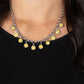 Moonbeam Magic - Yellow - Paparazzi Necklace Image