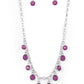 Moonbeam Magic - Purple - Paparazzi Necklace Image