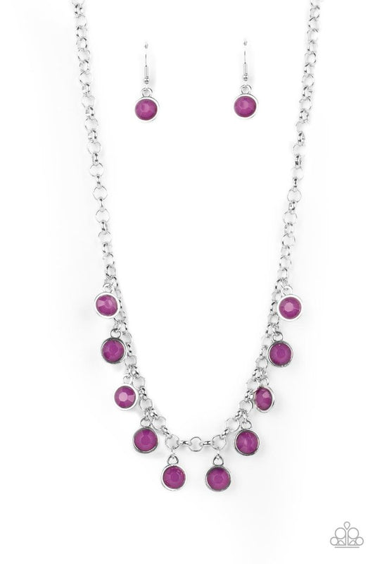 Moonbeam Magic - Purple - Paparazzi Necklace Image