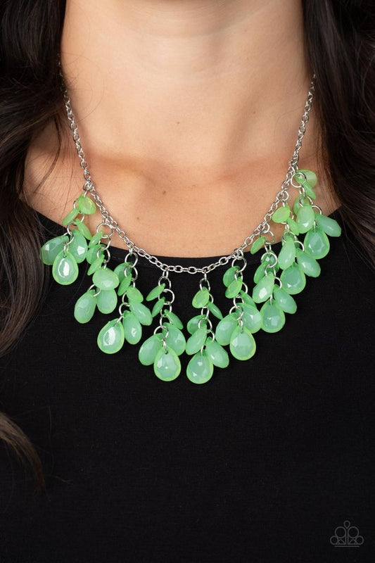 Crystal Cabaret - Green - Paparazzi Necklace Image