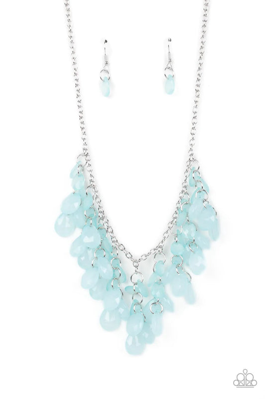 Paparazzi Necklace ~ Crystal Cabaret - Blue