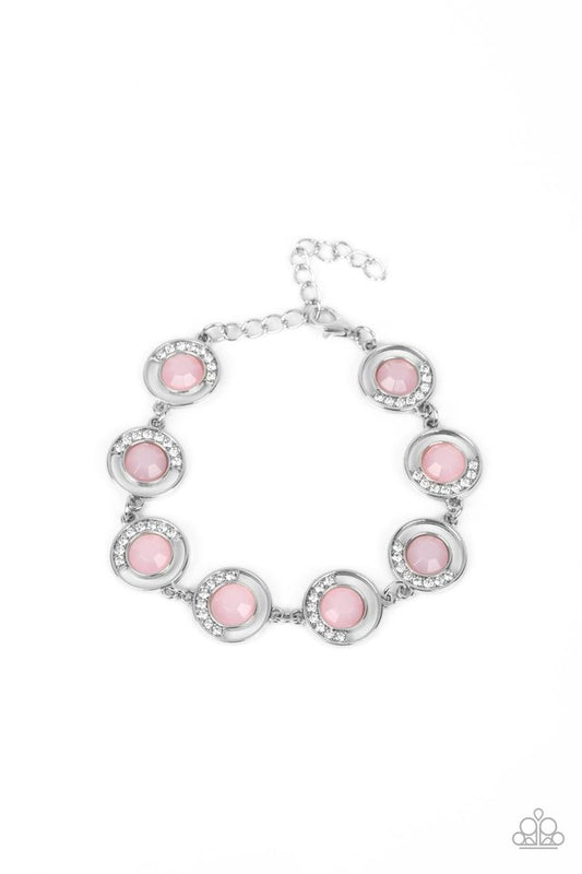 Twinkling Trajectory - Pink - Paparazzi Bracelet Image