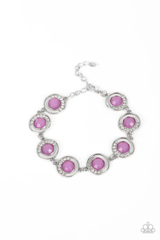 Twinkling Trajectory - Purple - Paparazzi Bracelet Image