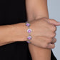 Twinkling Trajectory - Purple - Paparazzi Bracelet Image