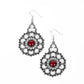 Floral Renaissance - Red - Paparazzi Earring Image