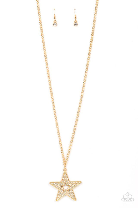 Superstar Stylist - Gold - Paparazzi Necklace Image
