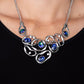 Warp Speed - Blue - Paparazzi Necklace Image