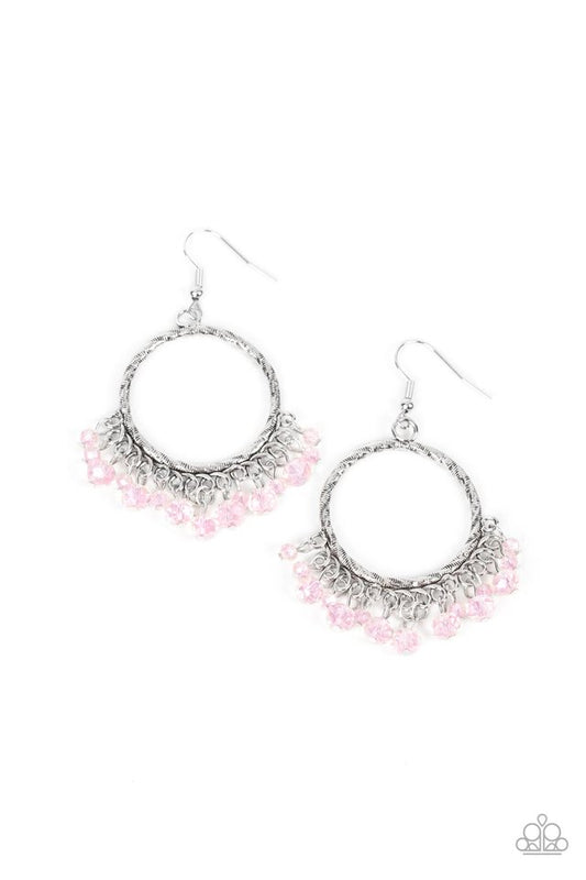 As if by Magic - Pink - Paparazzi Earring Image