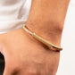 CABLE-Minded - Gold - Paparazzi Bracelet Image