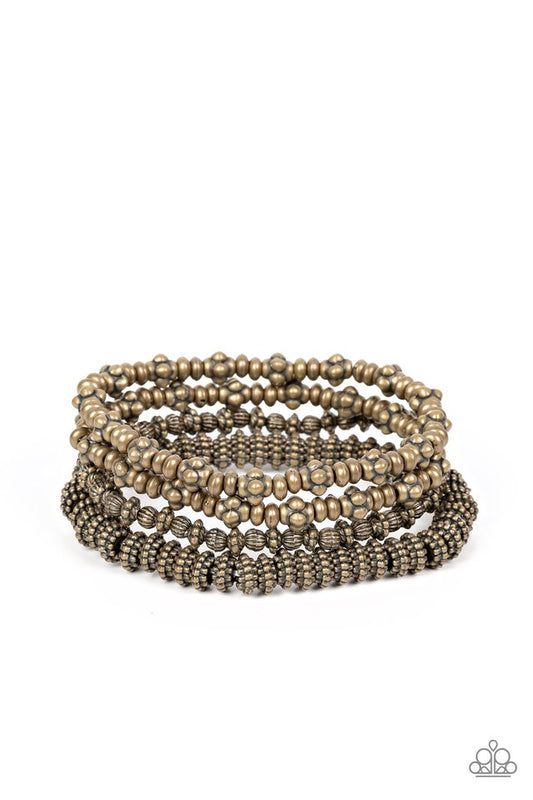 Country Charmer - Brass - Paparazzi Bracelet Image