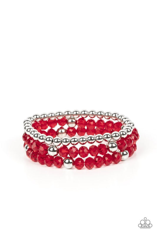 Prismatic Perceptions - Red - Paparazzi Bracelet Image