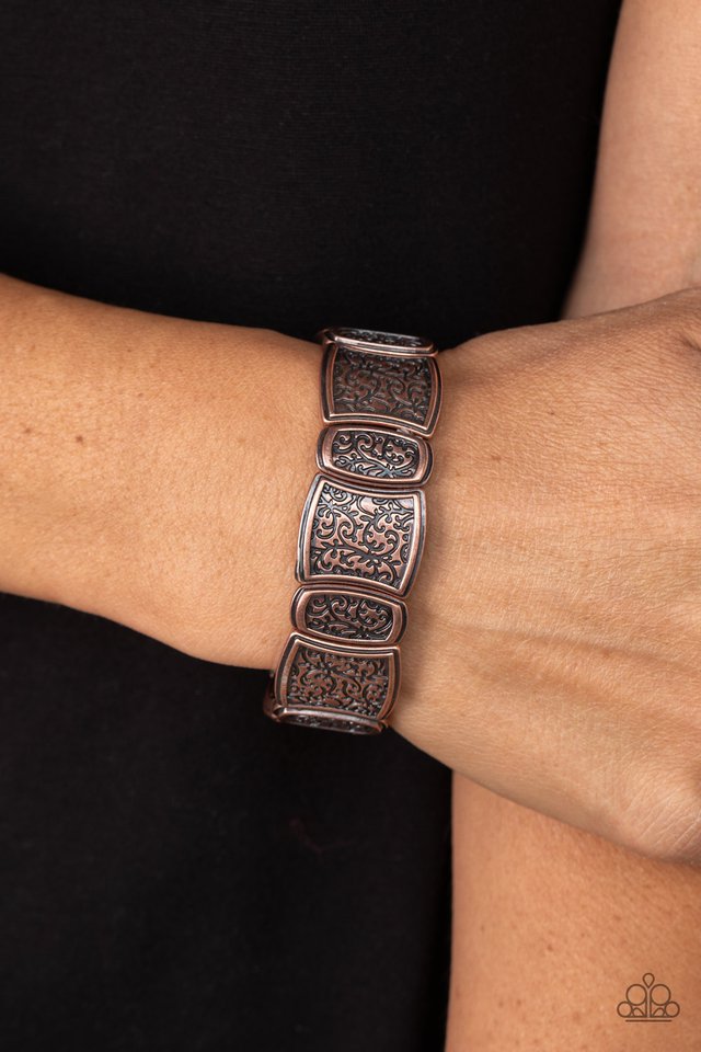 Wine Country - Copper - Paparazzi Bracelet Image