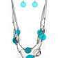 Barefoot Beaches - Blue - Paparazzi Necklace Image