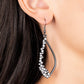 Sparkly Side Effects - Black - Paparazzi Earring Image