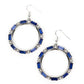 Gritty Glow - Blue - Paparazzi Earring Image