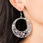 Enchanted Effervescence - Purple - Paparazzi Earring Image