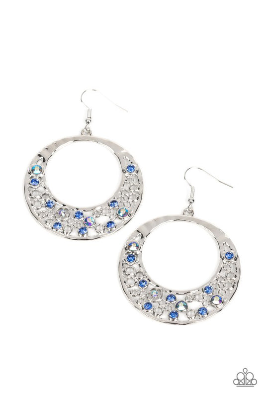 Enchanted Effervescence - Blue - Paparazzi Earring Image