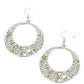 Enchanted Effervescence - Green - Paparazzi Earring Image