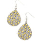 Botanical Berries - Yellow - Paparazzi Earring Image