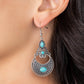 Sahara Samba - Blue - Paparazzi Earring Image