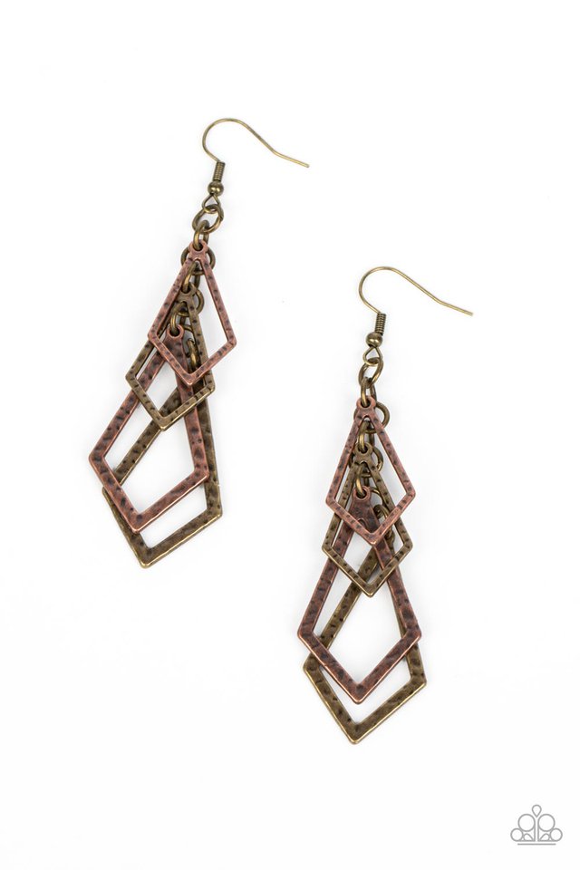 Totally TERRA-ific - Multi - Paparazzi Earring Image