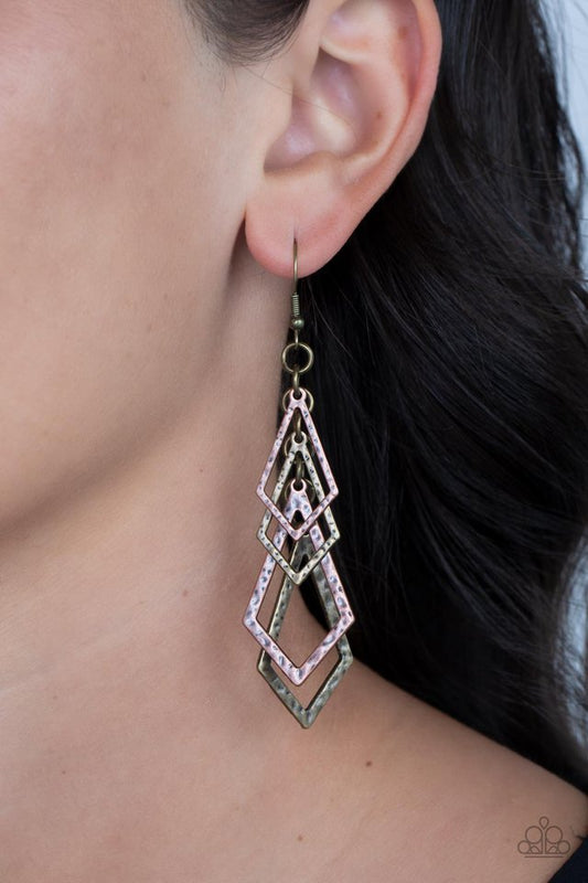 Totally TERRA-ific - Multi - Paparazzi Earring Image