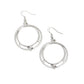 Refined Rotation - White - Paparazzi Earring Image