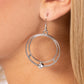 Refined Rotation - White - Paparazzi Earring Image