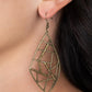 Geo Grid - Brass - Paparazzi Earring Image