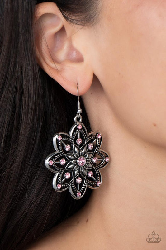 Prismatic Perennial - Pink - Paparazzi Earring Image