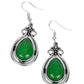 Mountain Mantra - Green - Paparazzi Earring Image