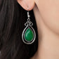 Mountain Mantra - Green - Paparazzi Earring Image