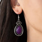 Mountain Mantra - Purple - Paparazzi Earring Image