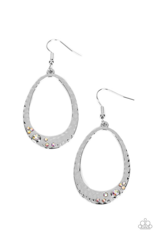 Seafoam Shimmer - Multi - Paparazzi Earring Image