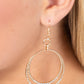 Spin Your HEELS - Gold - Paparazzi Earring Image