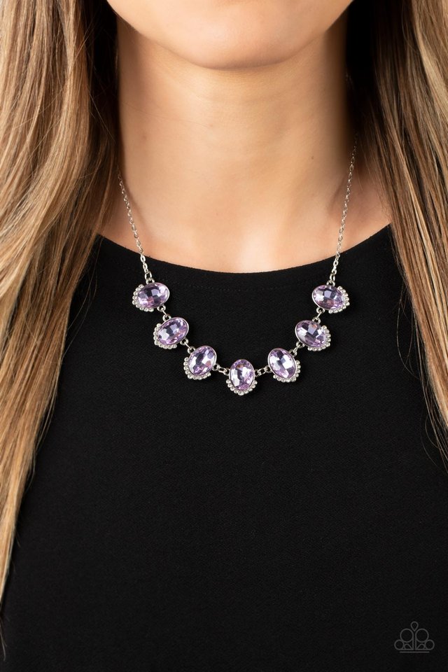 Unleash Your Sparkle - Purple - Paparazzi Necklace Image