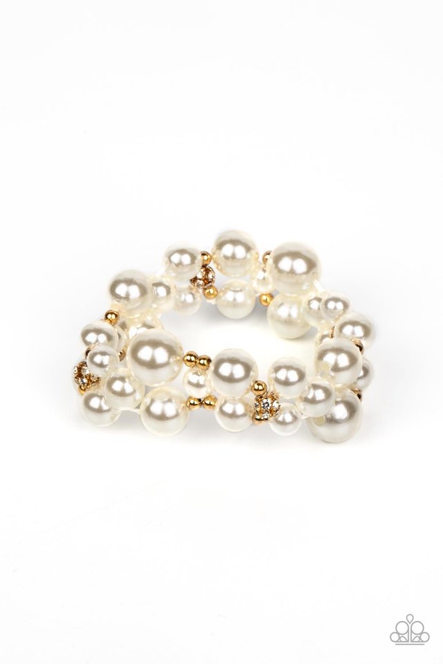 Her Serene Highness - Gold - Paparazzi Bracelet Image