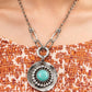 Badlands Treasure Hunt - Blue - Paparazzi Necklace Image