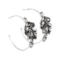 Arctic Attitude - Silver - Paparazzi Earring Image