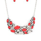 Contemporary Calamity - Red - Paparazzi Necklace Image