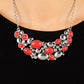 Contemporary Calamity - Red - Paparazzi Necklace Image