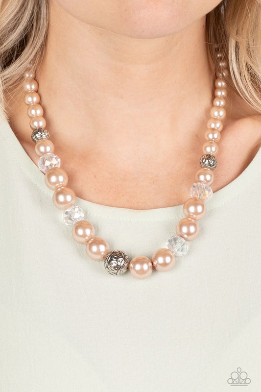 The NOBLE Prize - Brown - Paparazzi Necklace Image