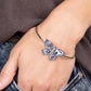 Butterfly Beatitude - Blue - Paparazzi Bracelet Image