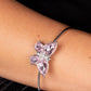 Butterfly Beatitude - Pink - Paparazzi Bracelet Image