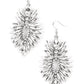 Paparazzi Earring ~ Turn up the Luxe - White