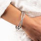 Woven in Wealth - White - Paparazzi Bracelet Image